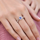 Diamond and Sapphire Ring