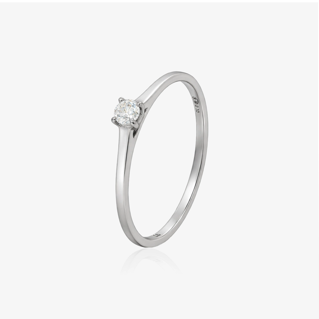 Solitario Diamante 4 garras