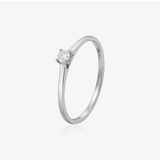 Solitario Diamante 4 garras