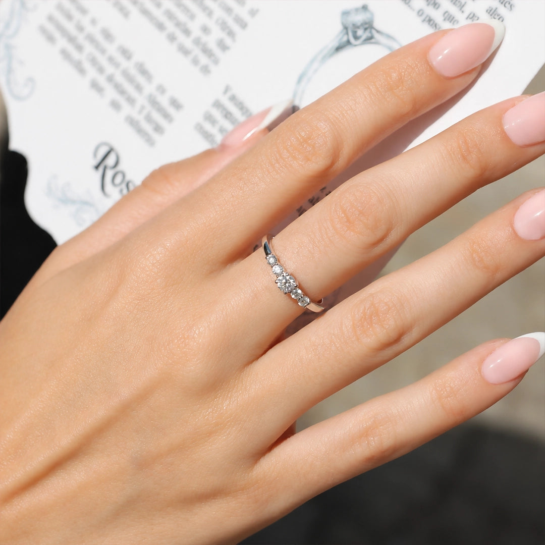 Cinquillo Diamond Ring