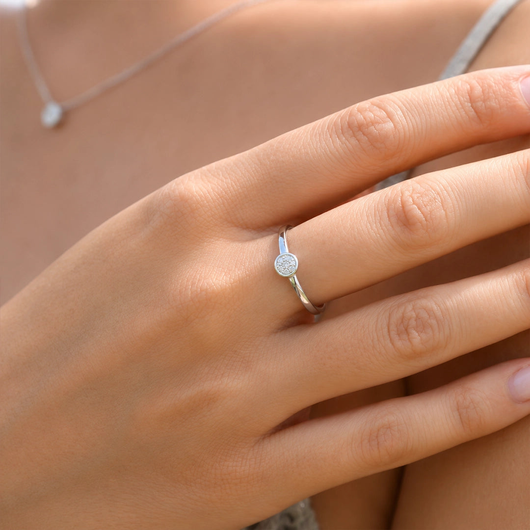 Anillo 7 Diamantes