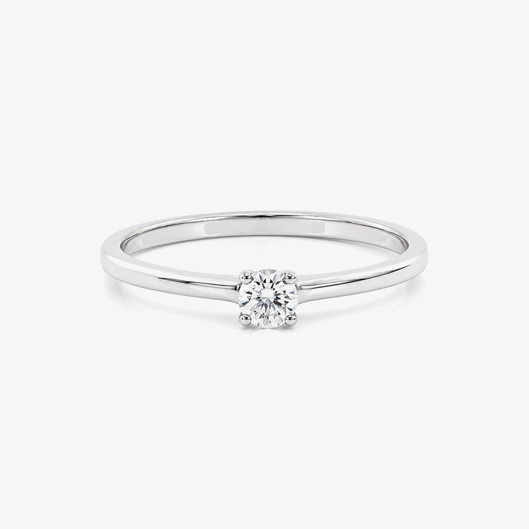 Solitario Diamante 4 garras