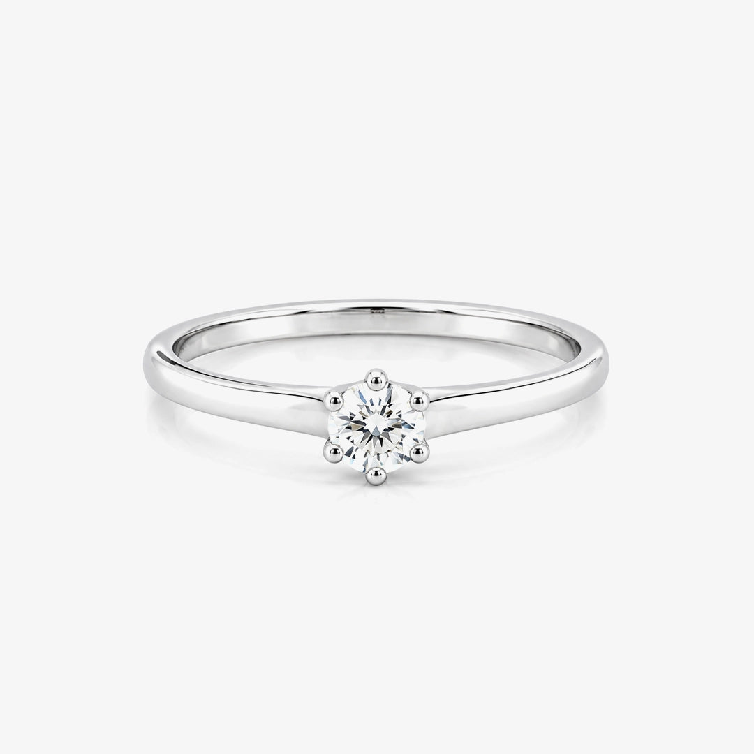 Anillo Diamante 6 Garras