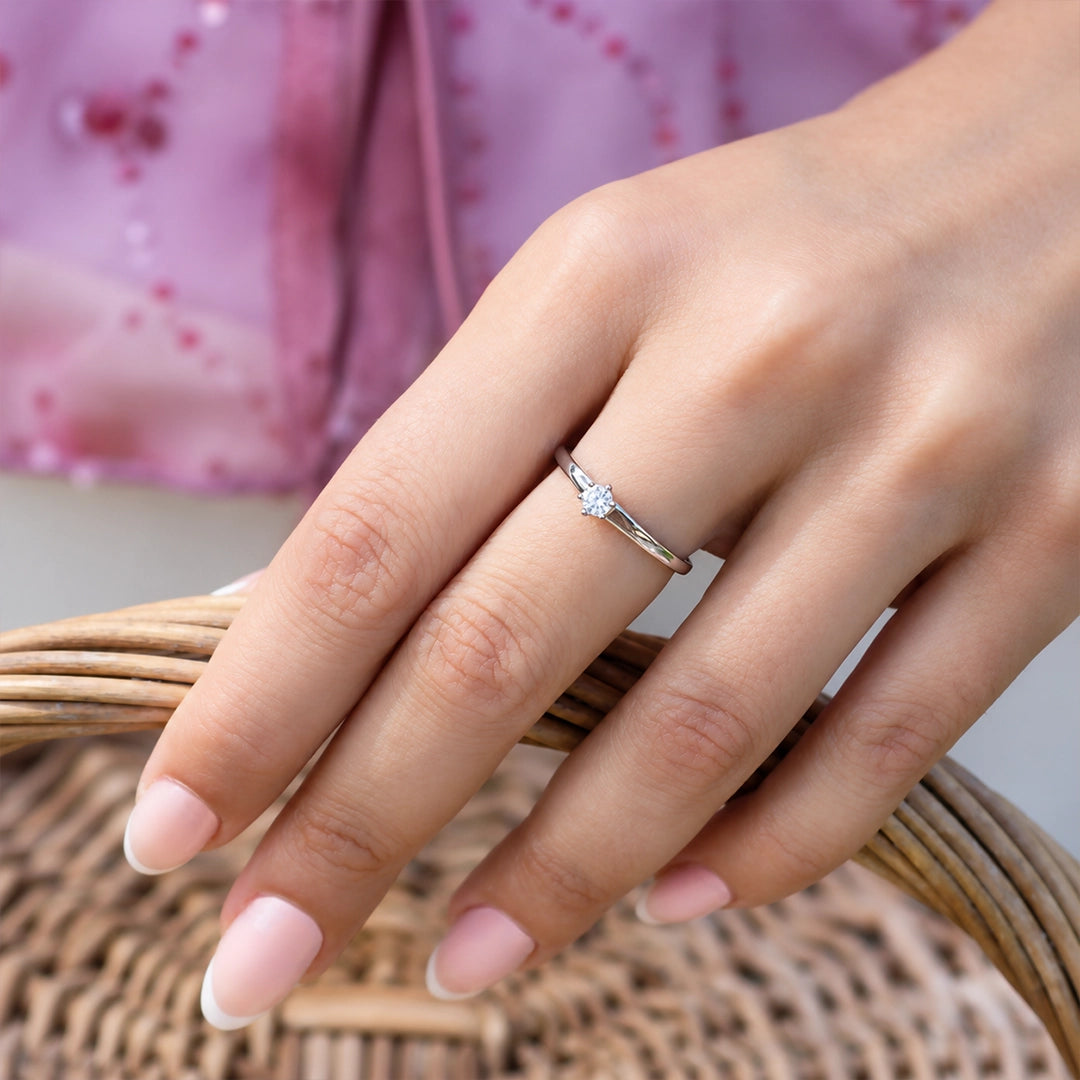 Anillo Diamante 6 Garras