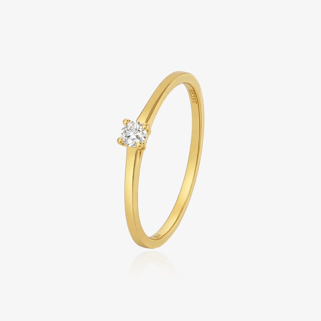 Anillo Diamante 4 Garras