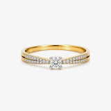 Anillo cruzado Diamantes