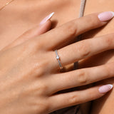 Anillo cruzado Diamantes