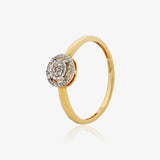 Anillo Diamantes Redondo
