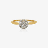 Anillo Diamantes Redondo