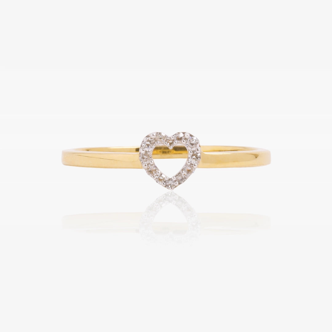 Heart Diamond Ring