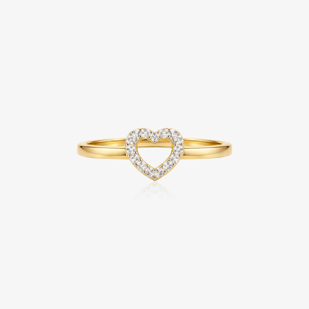 Heart Diamond Ring