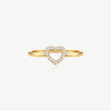 Heart Diamond Ring