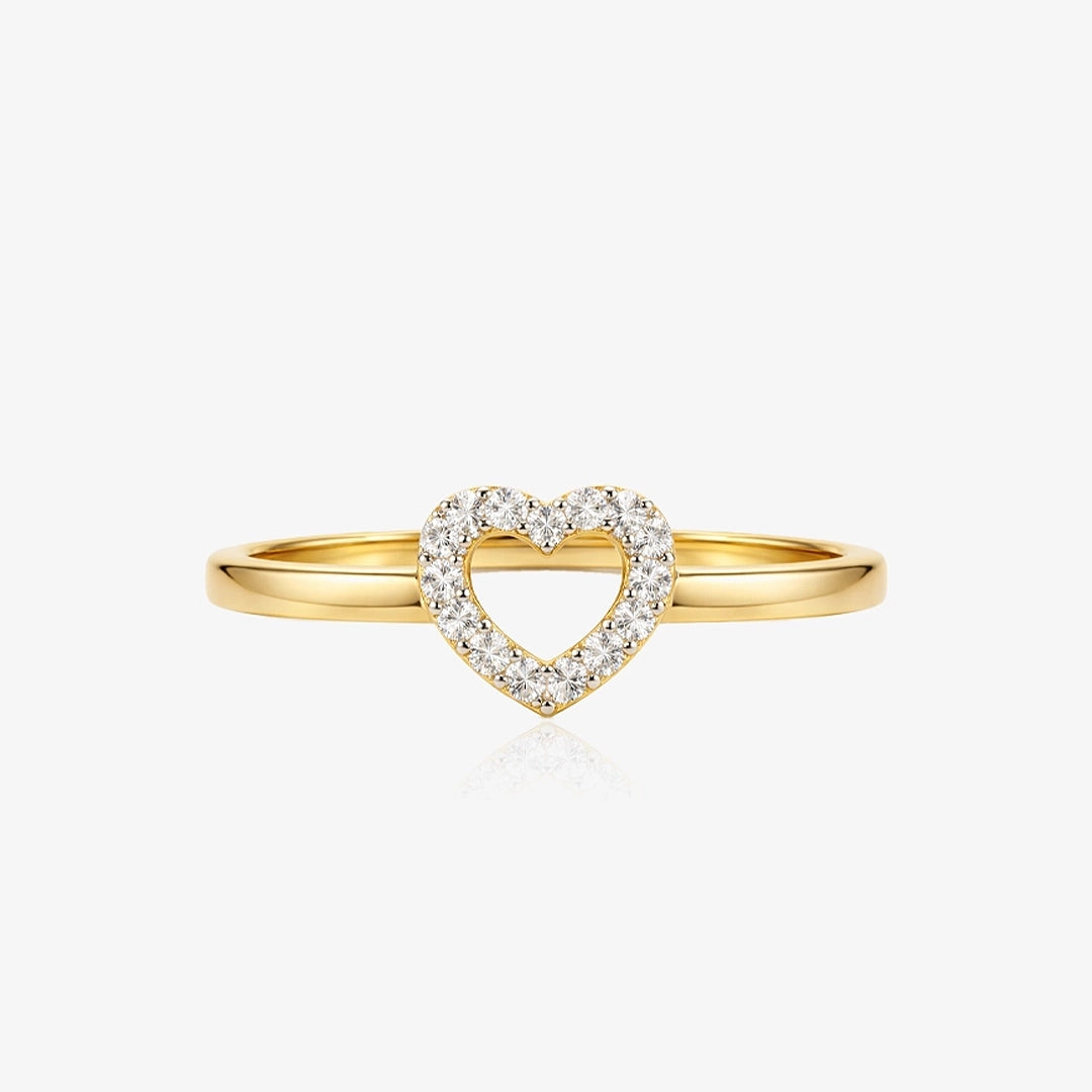 Heart Diamond Ring