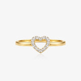 Heart Diamond Ring