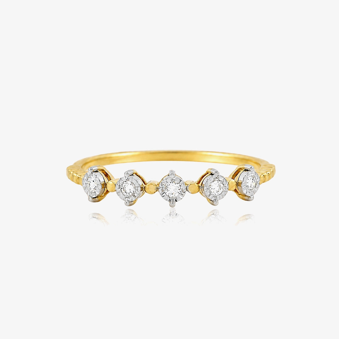 Diamond Five-Stone Ring 0.07ct
