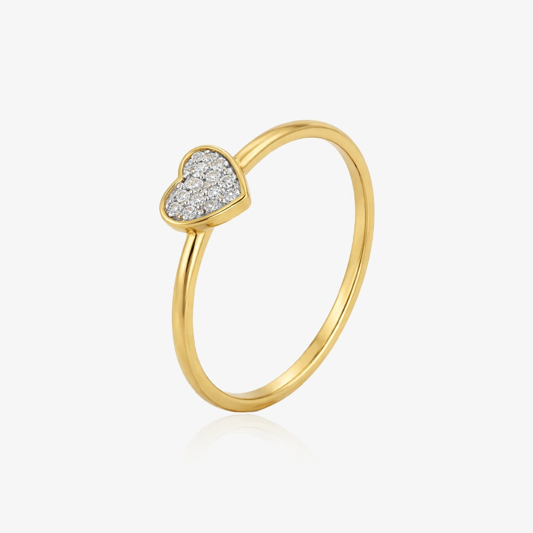 Anillo Corazón Diamantes 0.05ct