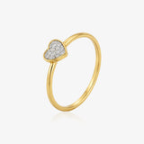 Anillo Corazón Diamantes 0.05ct