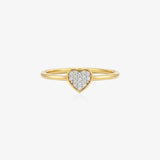 Anillo Corazón Diamantes 0.05ct