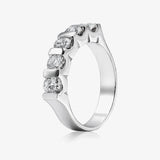 1.00 Carat Diamond Cinquillo Ring