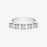 1.00 Carat Diamond Cinquillo Ring