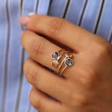 Anillo Colores Espiral