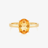 Anillo Ambar Oval