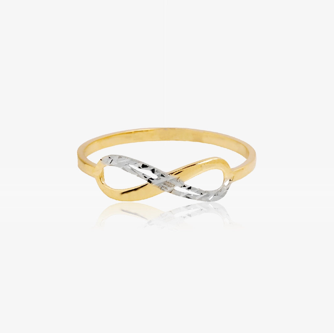 Anillo infinito lapidado – Roselin Joyeros