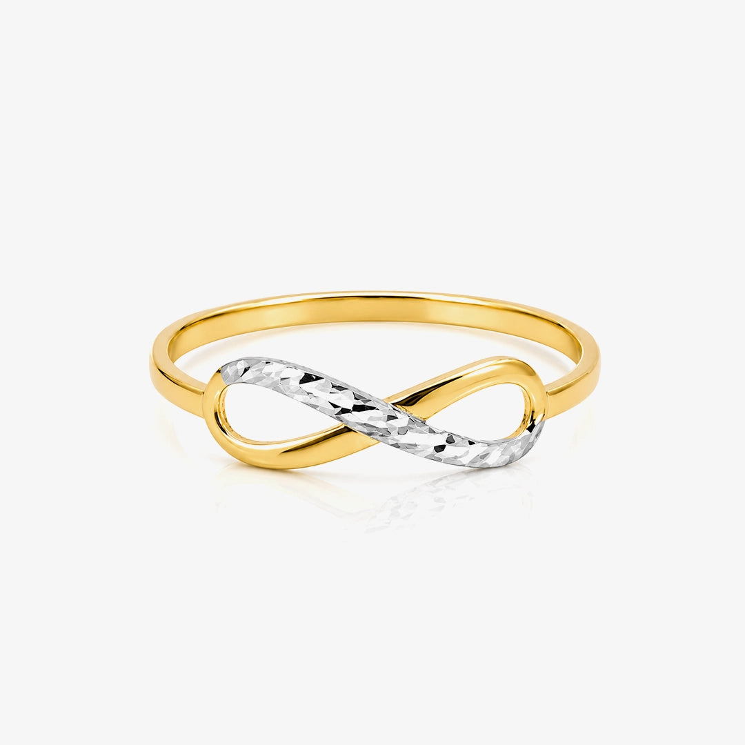 Anillo infinito lapidado
