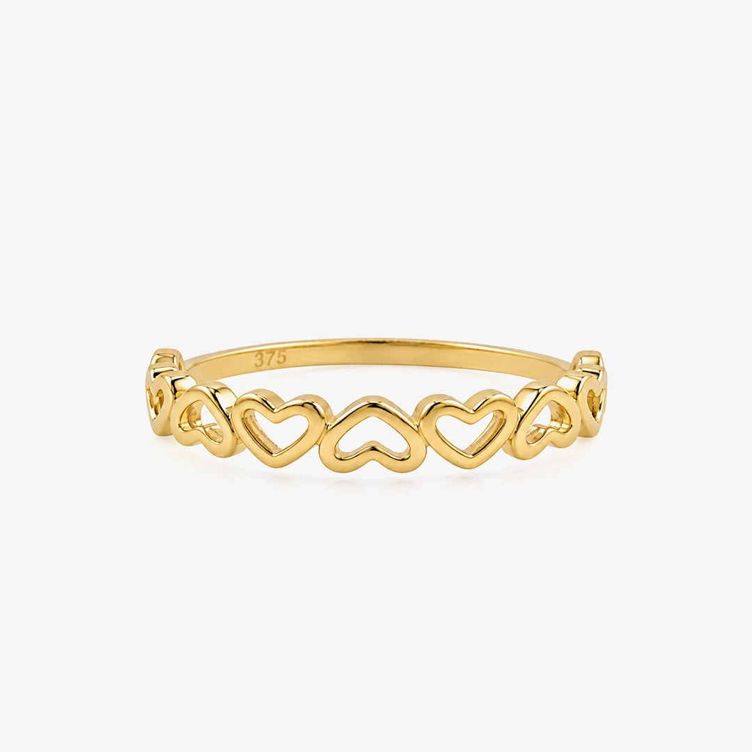 Anillo corazones