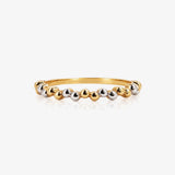 Anillo Bicolor Bolitas