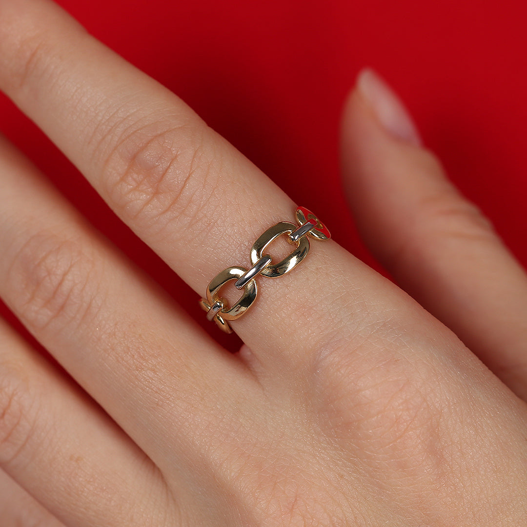 Ring GOLD9 Plain Boat Size 09