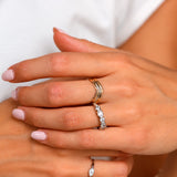 Tricolor ring