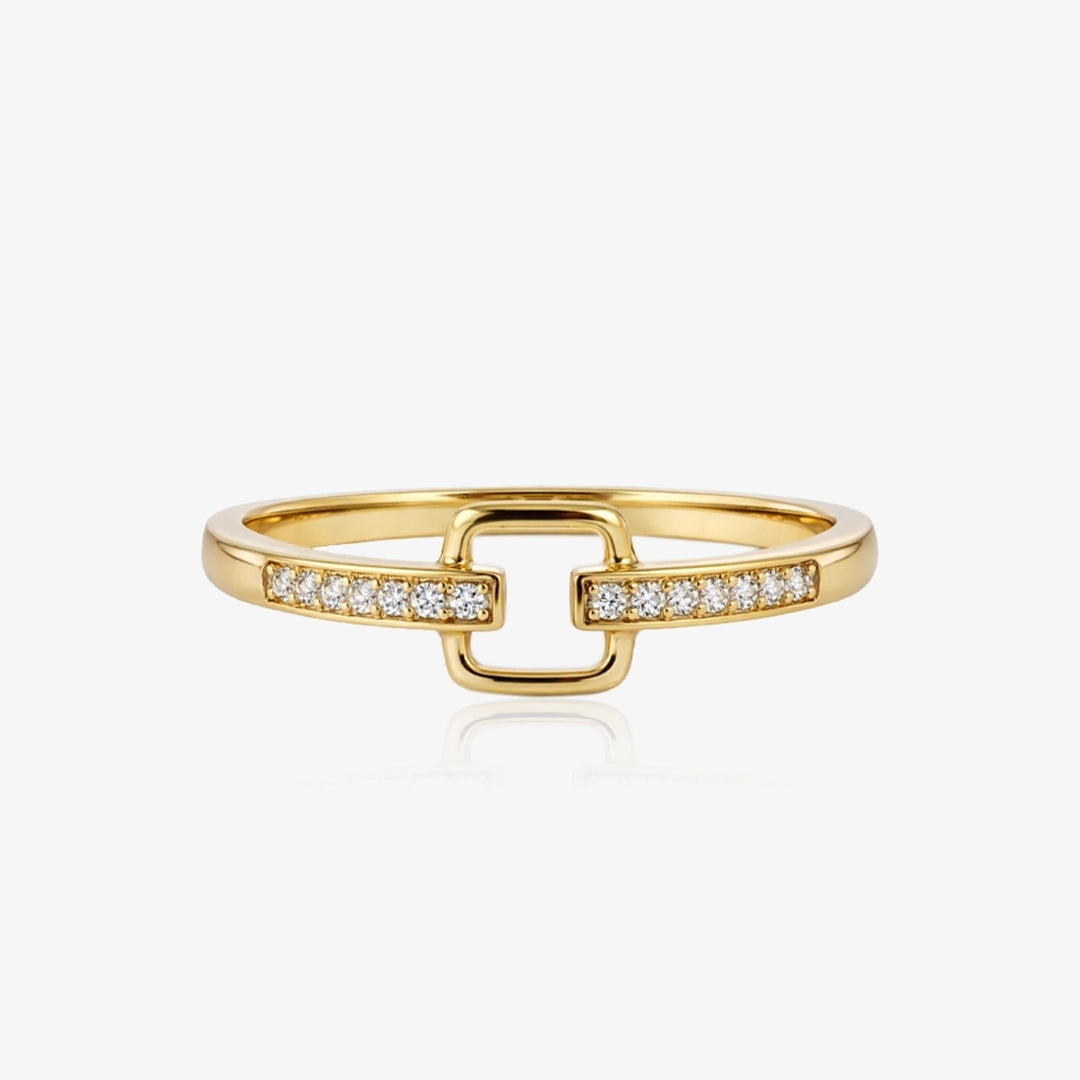 Square Diamond Ring