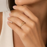 Anillo Diamante Cuadrado