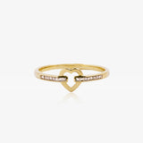 Heart Diamond Ring