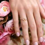 Heart Diamond Ring