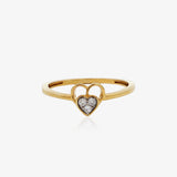 Anillo corazón DC