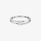 Diamond ring - Created diamond