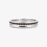 Anillo Circonitas negras