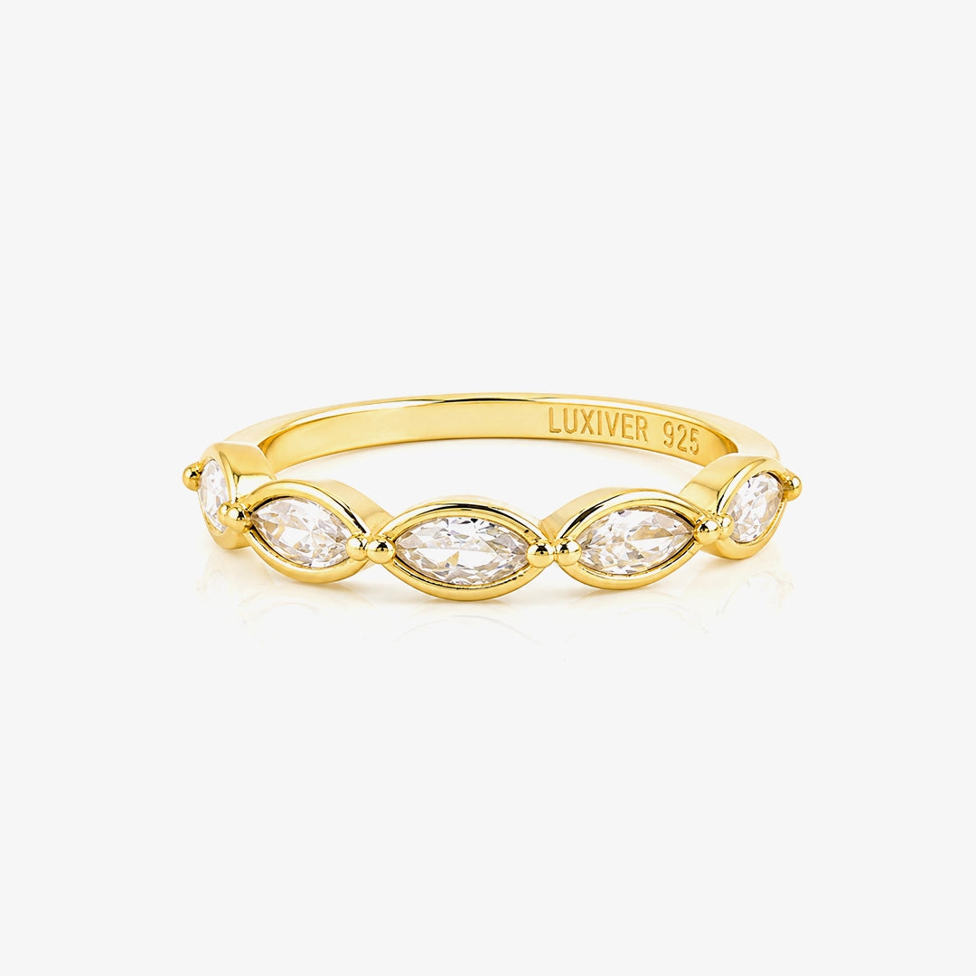 Luxilver droplet ring