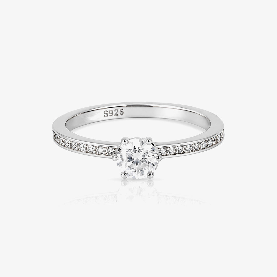 Silver Cubic Zirconia Ring