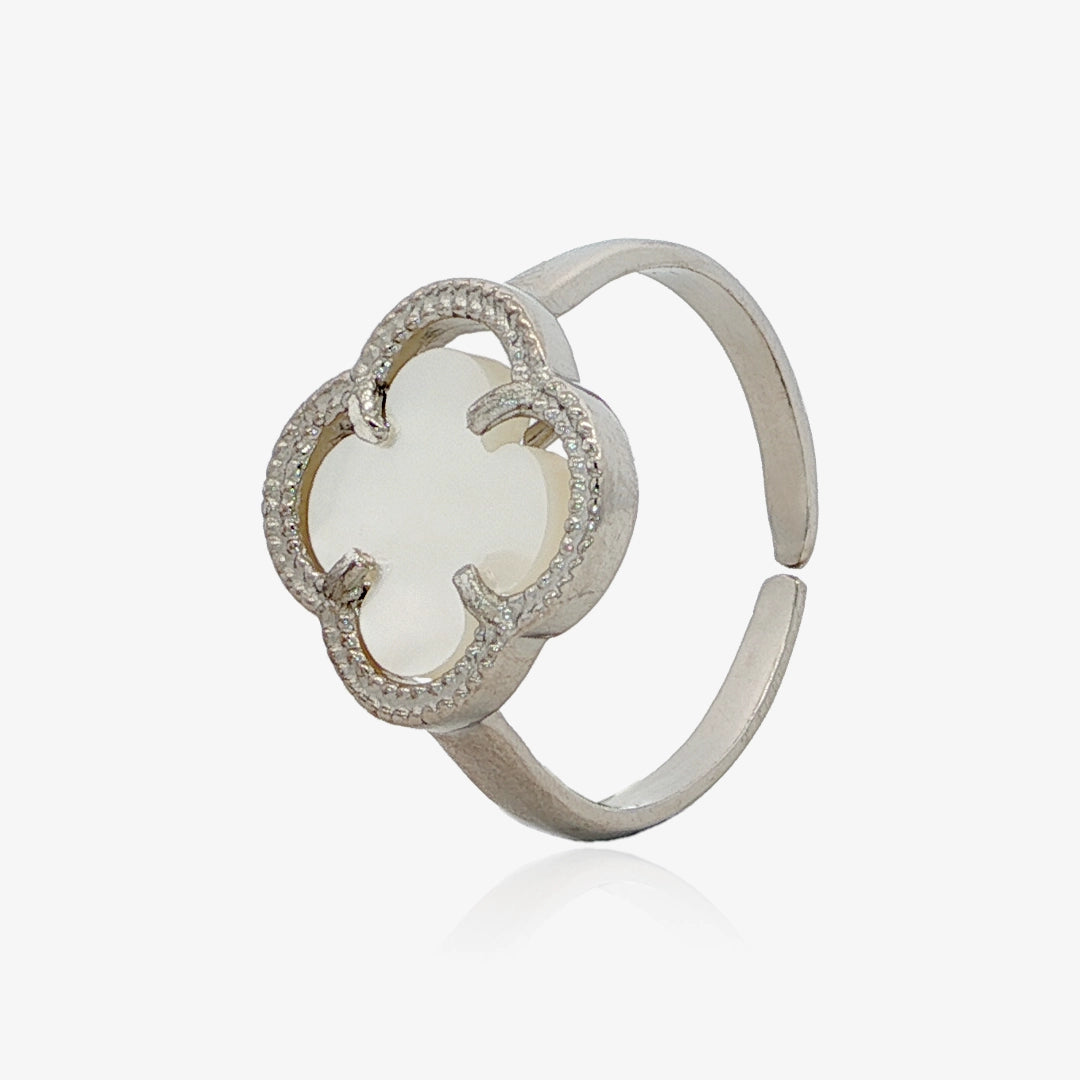 Anillo Trebol Nacar