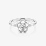 Anillo Flor piedra