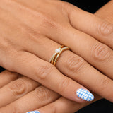 Anillo Triple Entrelazado