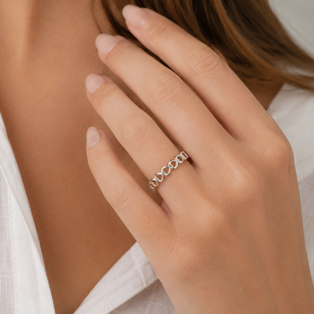 Anillo Corazones