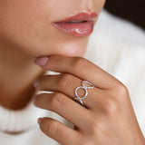 Anillo Circulos Abierta