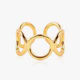 Anillo Circulos Abierta