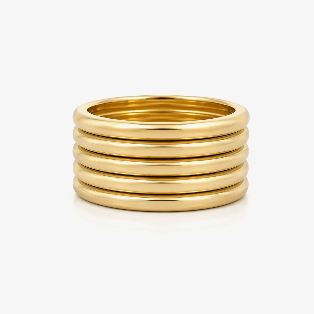 Wide Ring Hoops