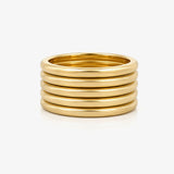 Wide Ring Hoops