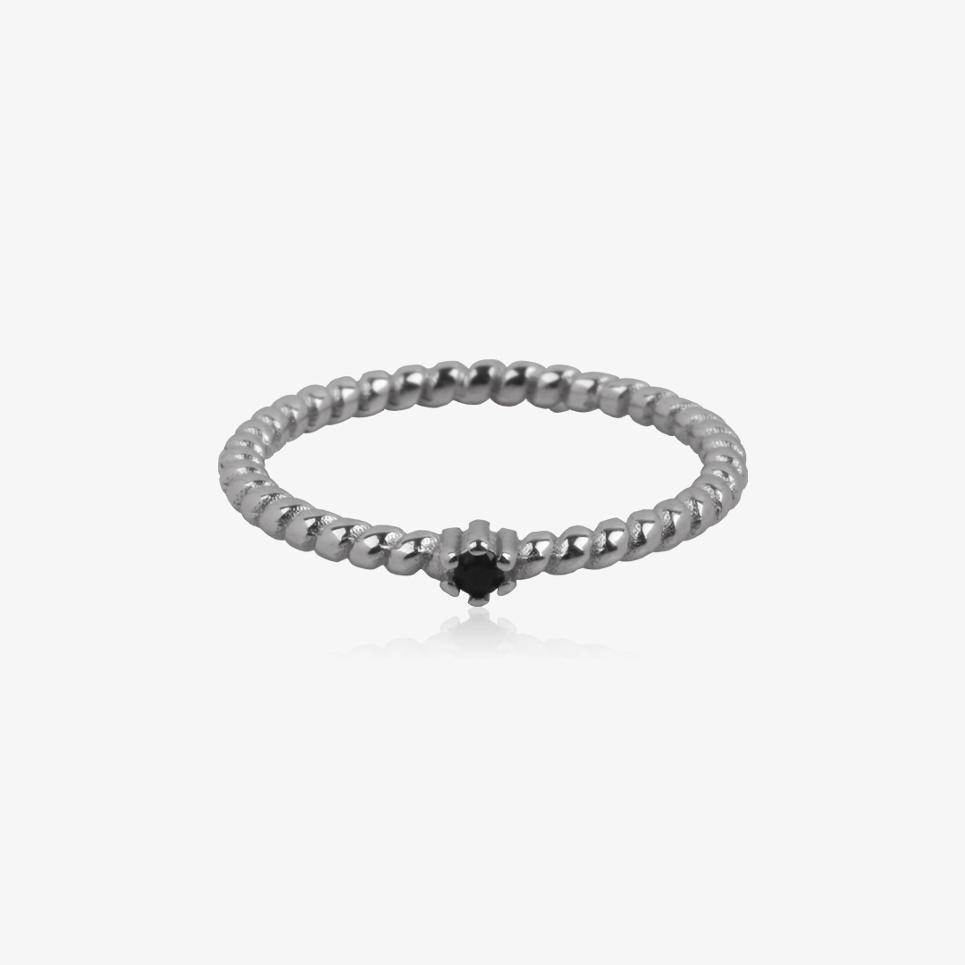 Anillo bolas circo negra